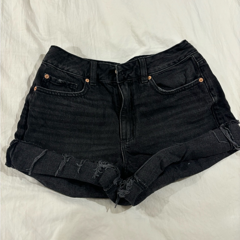 Garage Women's Black Denim Shorts